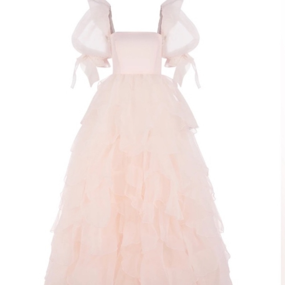 Selkie perfume gown in pink